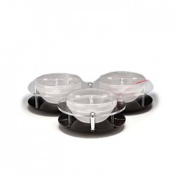 Zicco Polikarbon Kaseli Döner Teşhir Standı Ø 23cm ZCP-114