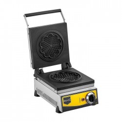 Çiçek Model Waffle Makinası Elektrikli 16 cm Çap