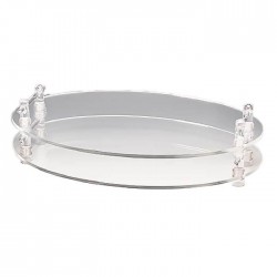 Akrilik Teşhir Standı - Oval 60x40cm ZCP-583