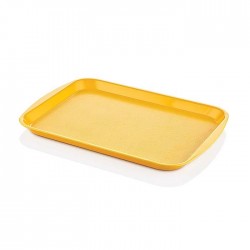 Plastik Servis Tepsi 32x44 cm Sarı
