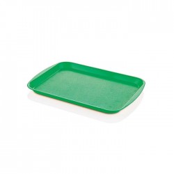 Plastik Servis Tepsi 27x36 cm Yeşil