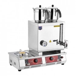 30 Model 2 Demlikli Gazlı (CE) + Elektrikli Çay Ocağı 24 lt